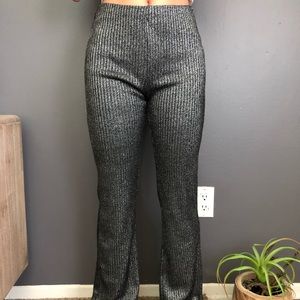 Zara - Glitter flared pants